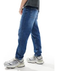 Bershka - – gerade geschnittene vintage-jeans - Lyst