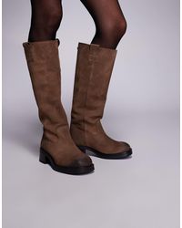 Steve Madden - Banner Contrast Knee Boot - Lyst