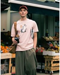 TOPMAN - Casual Linen Blend Relaxed Trousers - Lyst