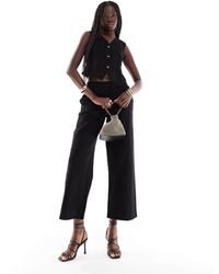 Vero Moda - Pantalon large habillé d'ensemble avec cordon - Lyst