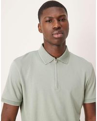 SELECTED - Poloshirt Met Ritssluiting - Lyst