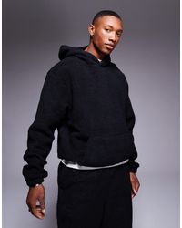 ASOS - – oversize-kapuzenpullover aus teddyfell - Lyst