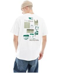 Nike - Camiseta blanca con estampado gráfico en la espalda m90 - Lyst