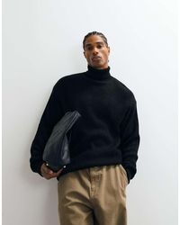 JJ Rebel - Roll Neck Ribbed Jumper - Lyst