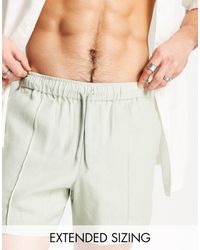 ASOS - Pantalones cortos verde claro - Lyst
