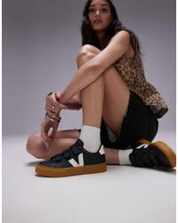 Veja - Zapatillas De Deporte Negras Con Suela De Goma Recife De - Lyst