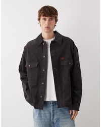 Prohibited - – langärmlige oversize-hemdjacke aus cord - Lyst
