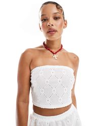 New Look - – kurzes top - Lyst