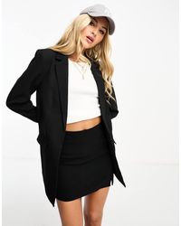 Pieces - Tailored Oversized Blazer - Lyst