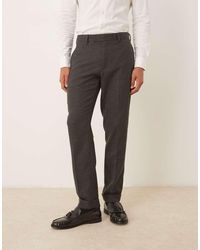 ASOS - Slim Suit Pants With Micro Texture - Lyst