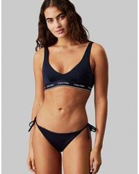 Calvin Klein - Calvin – klein meta legacy – seitlich gebundene bikinihose - Lyst