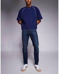 Levi's - Vaqueros De Corte Tapered Slim Con 512 De -Azul Marino - Lyst