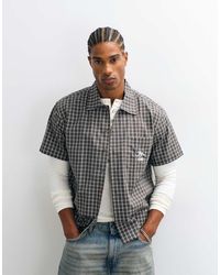 Colt MCR - Colt Grid Boxy Fit Pocket Logo Button Up Shirt - Lyst