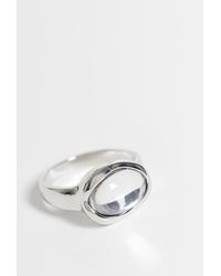 ASOS - Ring With Clear Stone-setting - Lyst