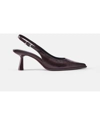 Pull&Bear - Slingback Schoenen Met Hoge Hak - Lyst