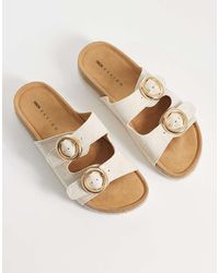 ASOS - Wide Fit Jenna Espadrille Mule Sandals - Lyst