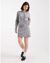 Object - Fine Gauge Knitted Mini Skirt Co-ord - Lyst