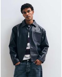 ASOS - Shacket Van Imitatieleer - Lyst