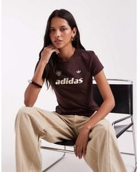 adidas Originals - Logo Baby Tee - Lyst