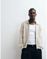 Cotton On - Zip Through Knitted Bomber Jacket - Lyst
