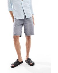 Only & Sons - Edge Straight Fit Denim Shorts - Lyst