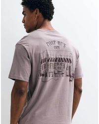 PUMA - Graphic Cafe Relaxed Tee - Lyst