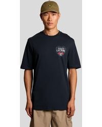 Lyle & Scott - Chest Graphic T-Shirt - Lyst