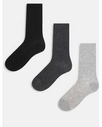 ARKET - 3-pack Cotton Rib Socks - Lyst