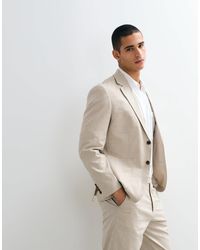 SELECTED - Co-ord Linen Blend Regular Suit Jacket - Lyst