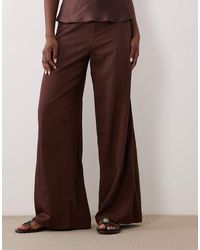 ASOS - Tailored Wide Leg Clean Waist Floaty Pants - Lyst