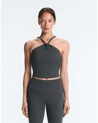Oysho - Comfortlux Braided Halter Tank Top - Lyst