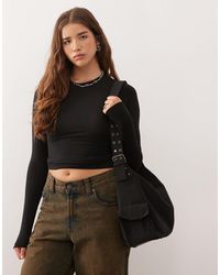 Weekday - Top ajusté ultra doux à manches longues avec passe-pouces - Lyst