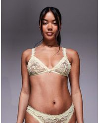 ASOS - Hazel All Over Lace Soft Triangle Bra With Lace Trim - Lyst