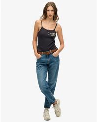 Superdry - Athletic Essentials Graphic Button Cami Top - Lyst