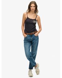 Superdry - Athletic Essentials Graphic Button Cami Top - Lyst