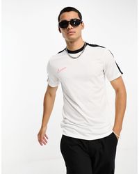 Nike Football - Academy 23 dri-fit - t-shirt bianca e nera - Lyst