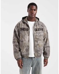Hollister - Chevrolet Graphic Camo Skater Jacket - Lyst