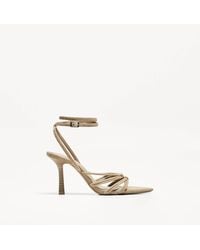 Bershka - Sandales à talon et lanières avec bride - Lyst
