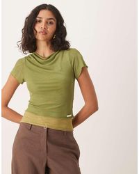 House Of Sunny - Multi Layer Mesh Top - Lyst