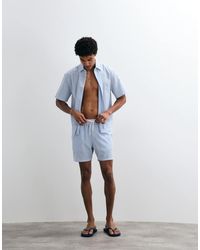 ASOS - Co-Ord Seersucker Swim Shorts - Lyst