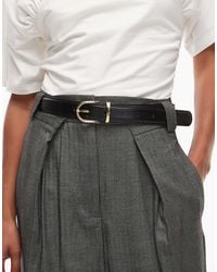 ARKET - Premium Real Leather Belt With Buckle - Lyst