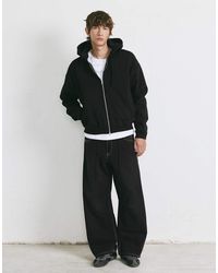 Pull&Bear - Graphic Barrel Jeans - Lyst