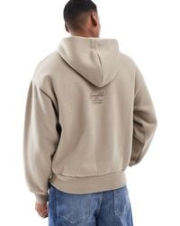 Bershka - – kastiger kapuzenpullover - Lyst