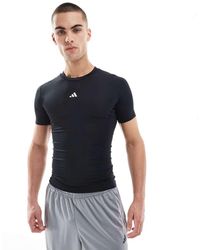 adidas Originals - Adidas Training Tech Fit Base Layer T-shirt - Lyst