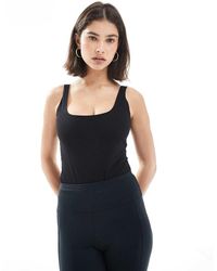 agon® - Scoop-Neck Bodysuit - Lyst