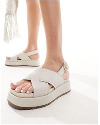 ASOS - Frosty Chunky Two-part Sandals - Lyst