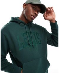Levi's - Sudadera Holgada Con Capucha, Logo A Tono Y Aplicación Universitaria De - Lyst