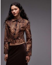 ASOS - Neat Fit Cropped Collared Jacket - Lyst