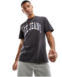 Lee Jeans - Varsity Large Logo Relaxed Fit T-shirt - Lyst