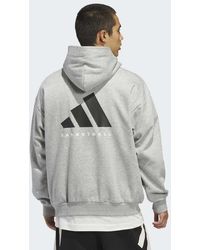 adidas Originals - Adidas Basketball Fleece Hoodie (Gender Neutral) - Lyst